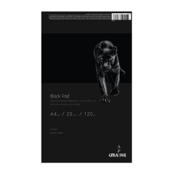 Umleck skic ierny Creative A4 120g 20listov