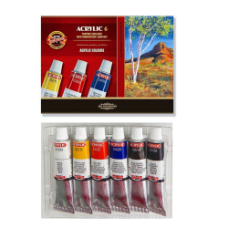 Akrylov barvy 6x16ml