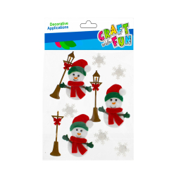 Hobby CraftFun samolepky snhulk 521592