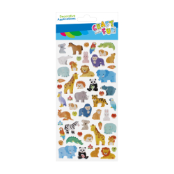 Hobby CraftFun samolepky puffy zvtka 545803