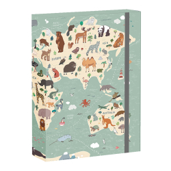 koln box A4 World Map 2 REYBAG