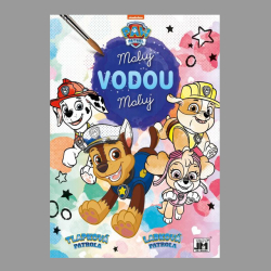 Omalovnky maluj vodou Tlapkov patrola