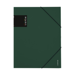 Sloha s gumou A4 PP VERDE zelen