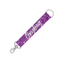 Kl��enka s karabinou Oxy Purple glitter PP26