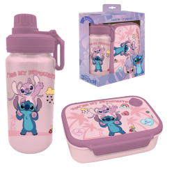 Box na sva�inu 800 ml + Kovov� f�a�a 500 ml Lilo & Stitch 1