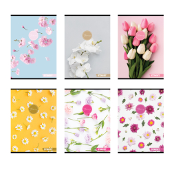 Se�it A6, 40 list� Flowers 65710